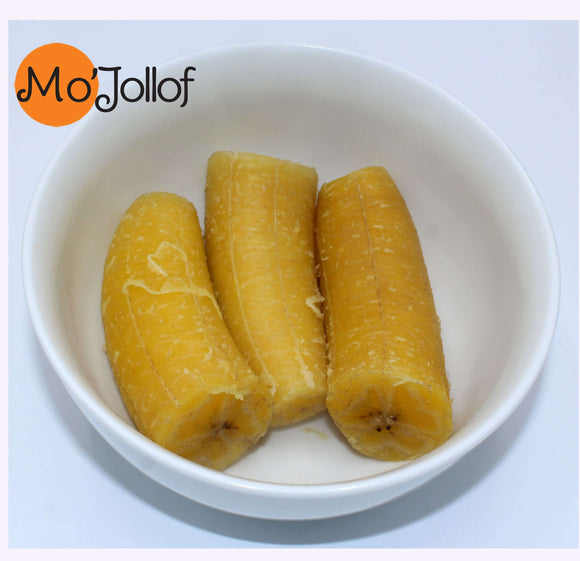 Boiled yellow plantains by Mo'Jollof